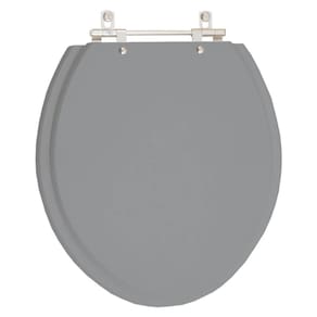 Assento Sanitário Fiori Cinza Escuro para vaso Fiori