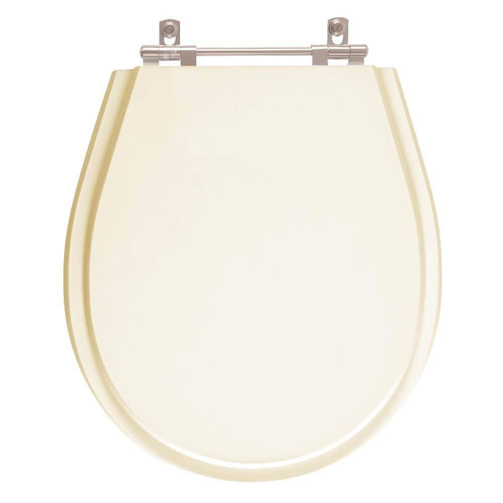 Assento Sanitário Aries Bege Claro para vaso Eternit
