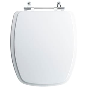 Assento Sanitário Tampa de Vaso Branco MDF Laqueado Laguna para bacia Hervy