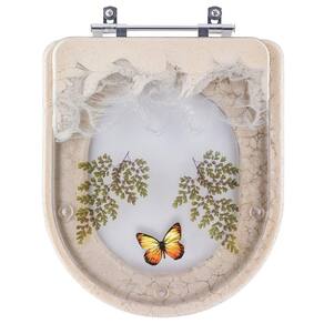 Assento Sanitário Decorada Etna Palha Para Louça Icasa