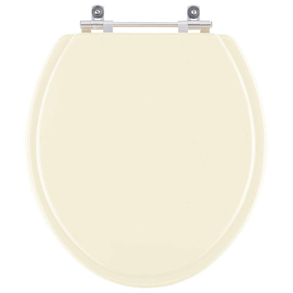 Assento Sanitario Poliester Convencional Oval Palha (Bege Claro) para vaso Icasa