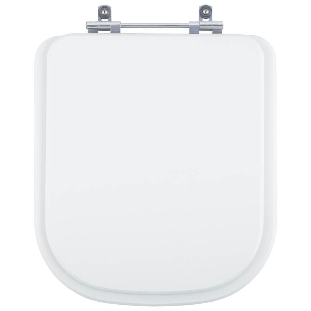 Assento Sanitário Poliester Piano Branco para vaso Deca
