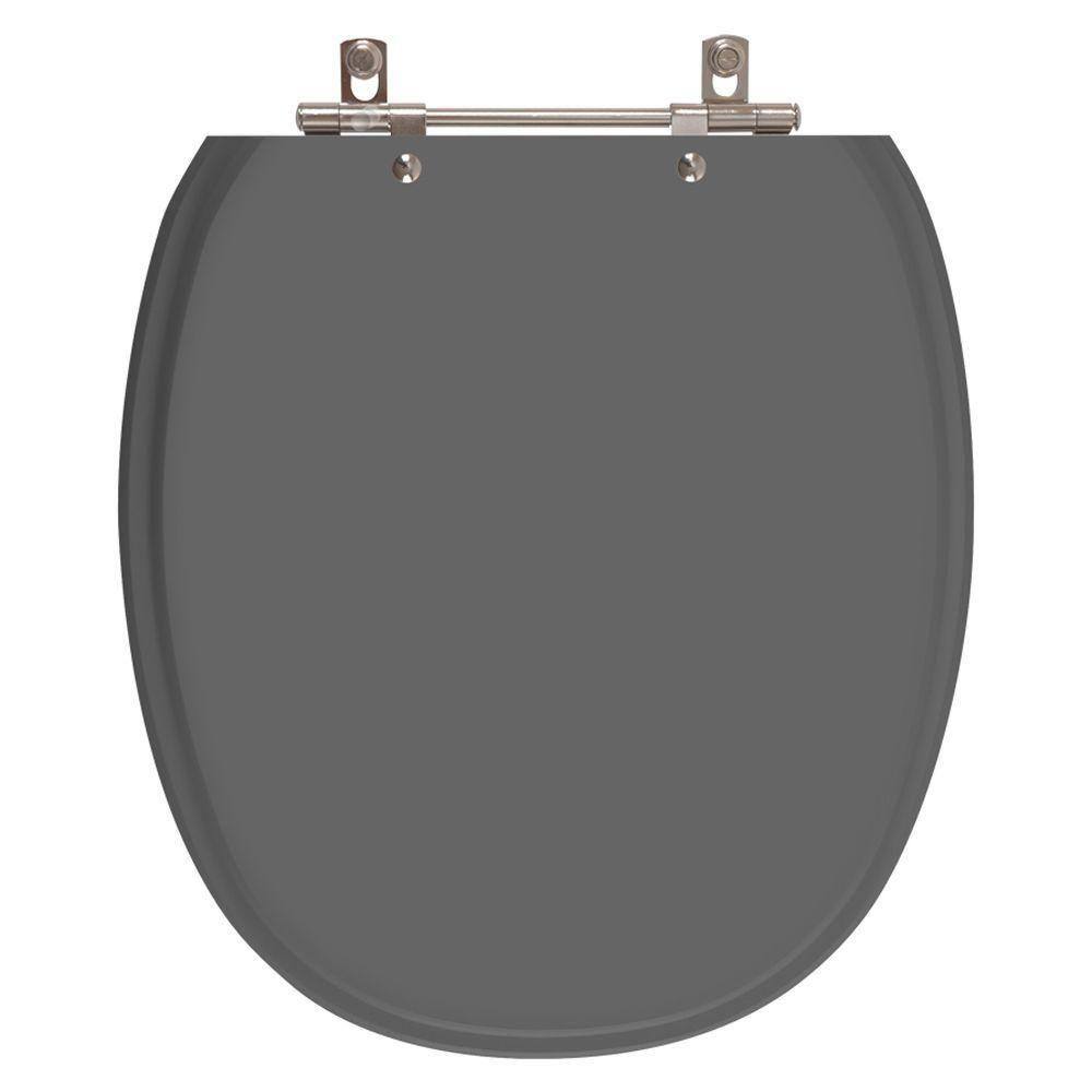 Assento Sanitario Poliester Ascot Cinza Quartzo para vaso Ideal Standard