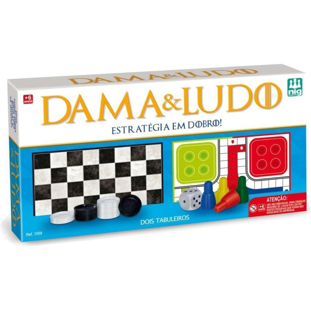 Kit Jogos De Tabuleiro - Ludo Dama Trilha Original - PAIS & FILHOS -  E-Paper Box