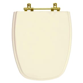 Assento Sanitario Monte Carlo Creme Para Vaso Deca Com Ferragem Dourada