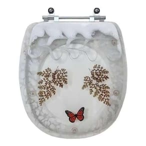 Tampa De Vaso Acrílico Decorada Aspen P/ Bacia Deca 6lpf