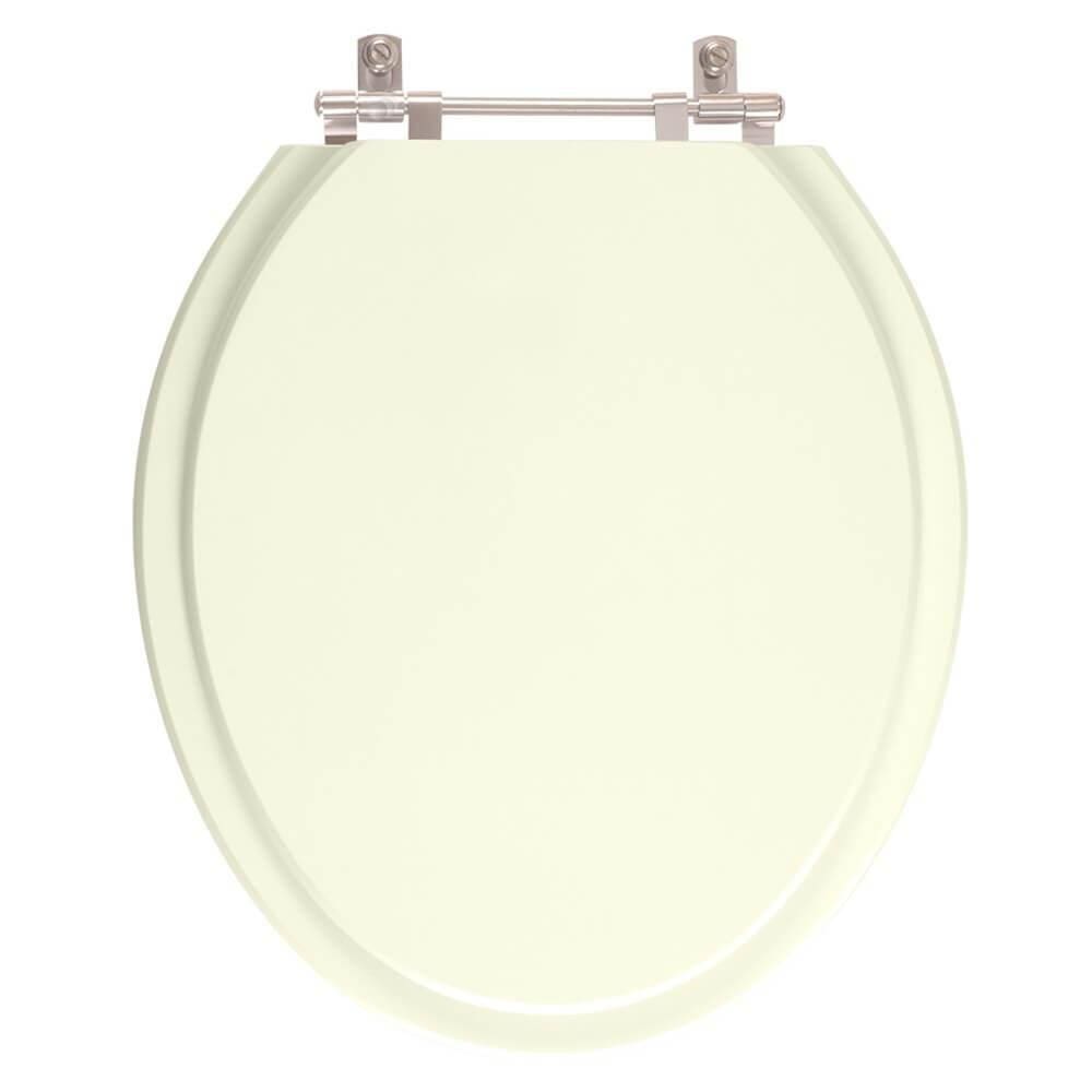 Assento Sanitario Poliester Lirio Pergamon (Bege Claro) para Vaso Celite