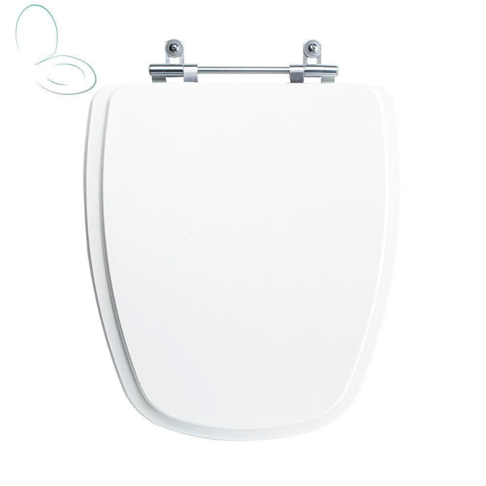 Tampa Vaso Sanitário Poliester Acrilico Optima Branco para bacia Sensea