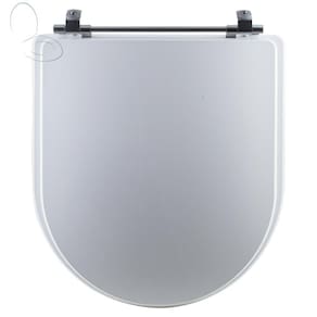 Tampa Vaso Sanitário Madeira Laqueada Calypso Branco para bacia Incepa