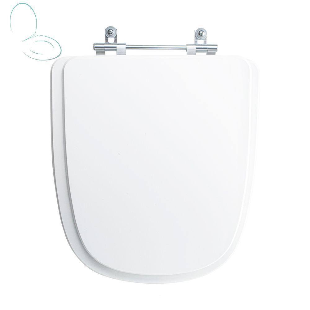 Assento Sanitário Tampa de Vaso Branco Resina Poliester Ibiza para bacia Incepa
