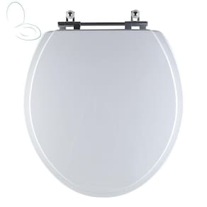 Tampa Vaso Sanitário Madeira Laqueada Loren way Branco para bacia Lorenzetti
