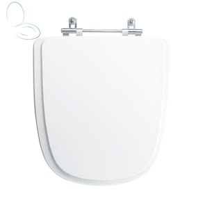Tampa Vaso Sanitário Madeira Laqueada Ibiza Branco para bacia Incepa