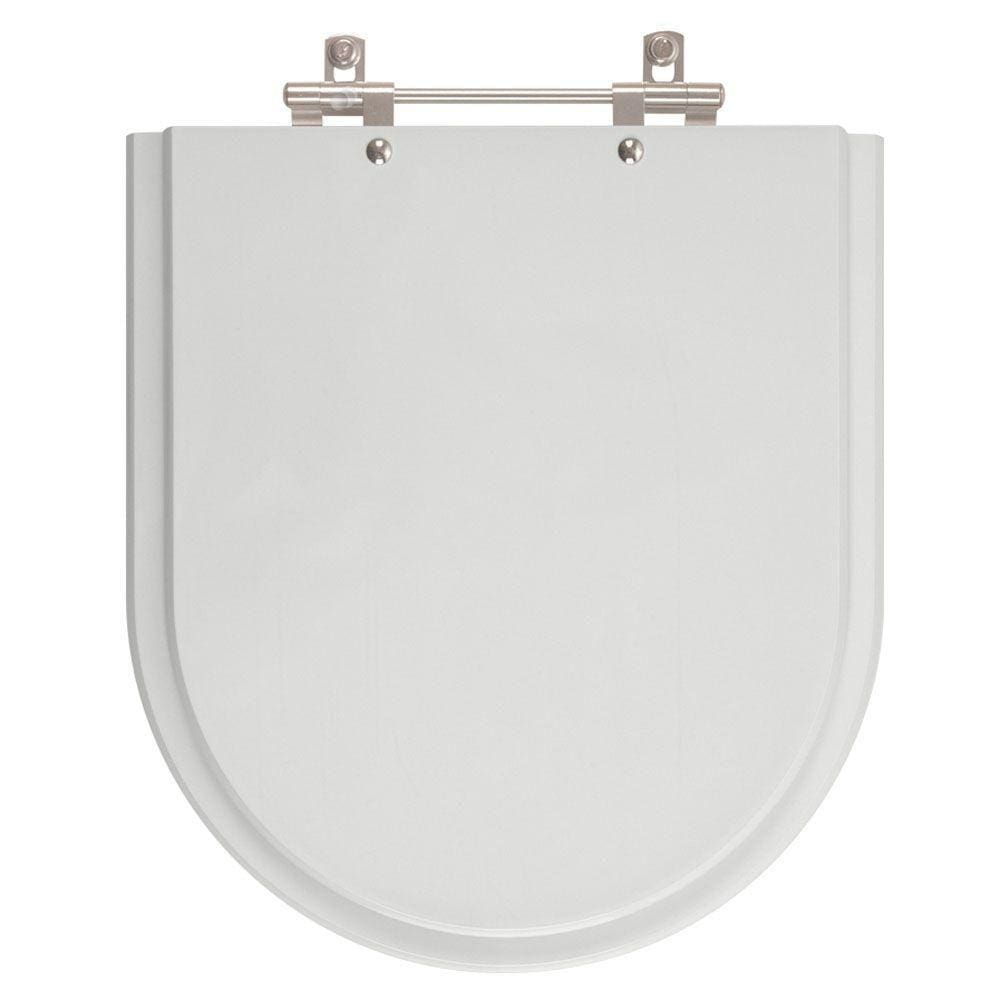 Tampa de Vaso Poliester Smart Cinza Claro para bacia Celite