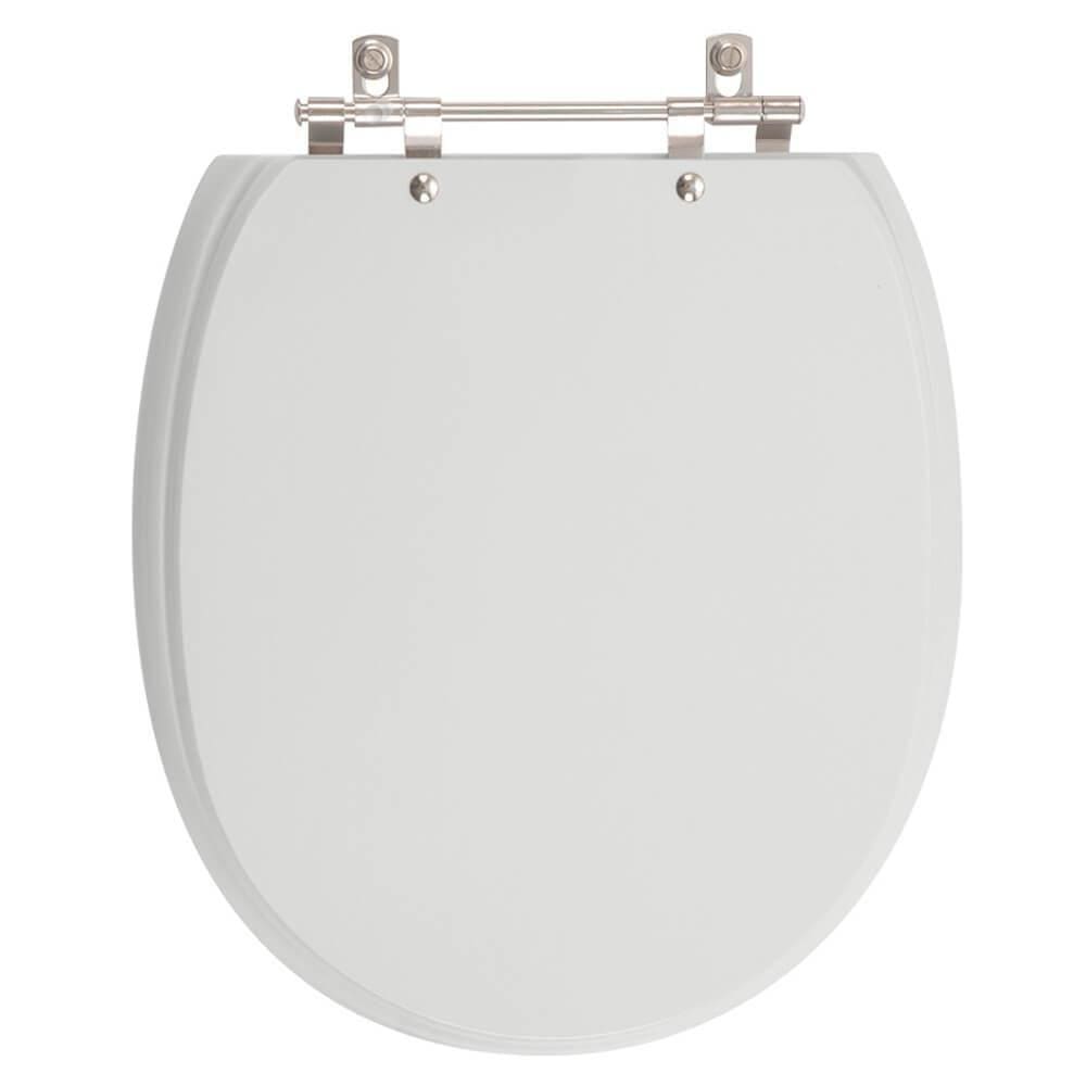 Assento Sanitário De Ville Cinza Real para vaso Deca