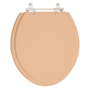 Assento Sanitario Poliester Azalea Pessego para vaso Celite
