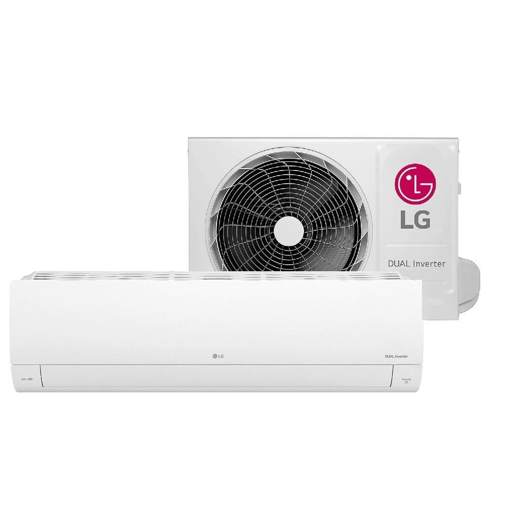 Ar-Condicionado LG Dual Inverter Voice 9000 BTUs Quente e Frio Branco S3-W09AA31C - 220V