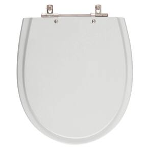 Assento Sanitario Poliester Polo Cinza Claro para Vaso Hervy