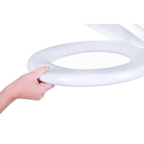 Assento Sanitário Almofadado Astra Donna Branco para Vaso Santamarina