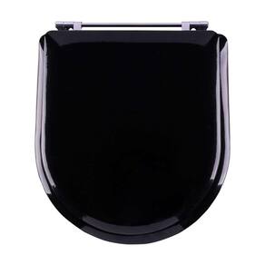 Assento Sanitário Almofadado Calypso Preto para Louça Incepa