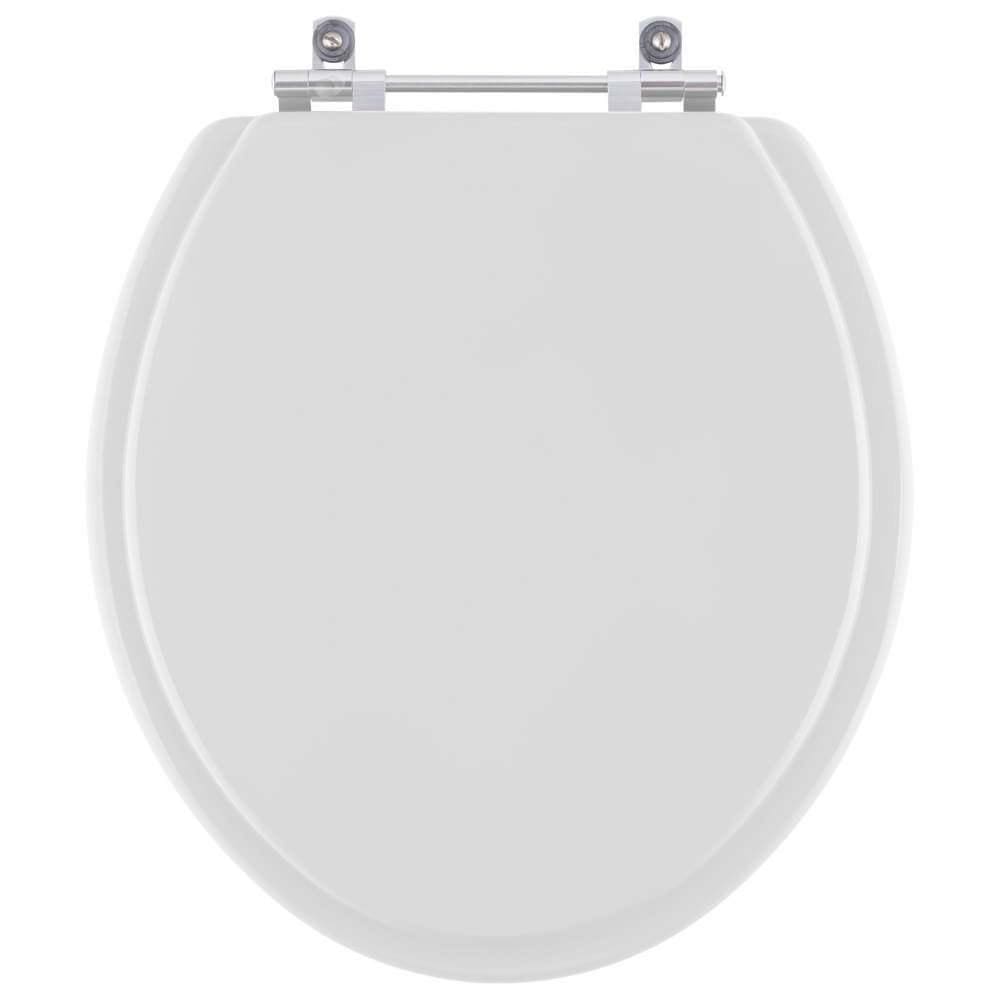 Assento Sanitário Twister Cinza Claro para vaso Hervy