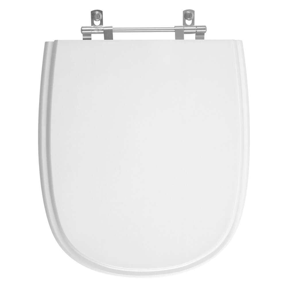 Assento Sanitário Dona Beja Branco para vaso Santa Clara