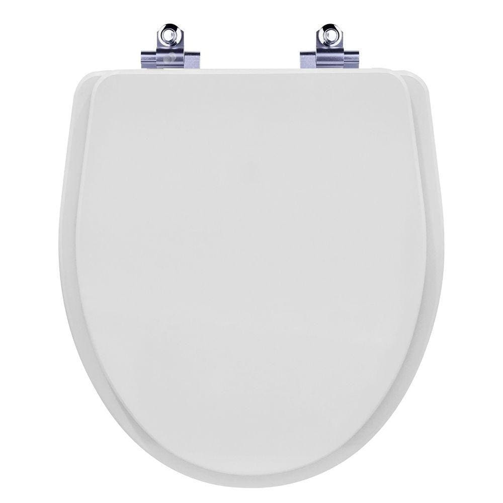 Assento Sanitário Laqueado Soft Close Victória Branco para vaso Roca