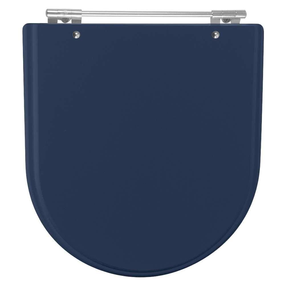 Assento Sanitário Poliester Calypso Azul Navy para vaso Incepa