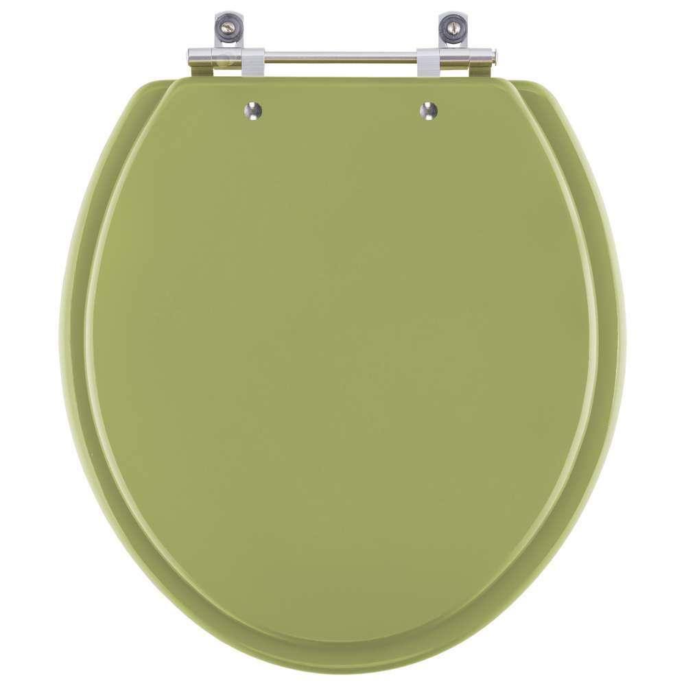 Assento Sanitario Poliester Convencional Oval Verde Itapoa para vaso Celite