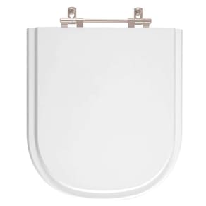 Tampa de Vaso em MDF Flox Branco para bacia Fiori
