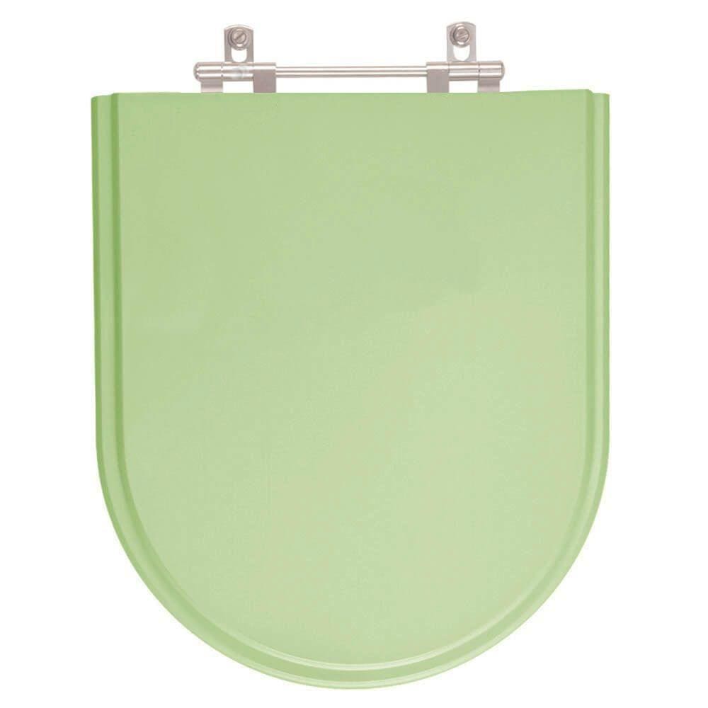Tampa de Vaso em MDF Jasmim Verde Claro para bacia Fiori