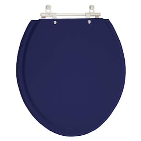 Assento Sanitario Poliester Convencional Oval Cobalto (Azul Escuro)