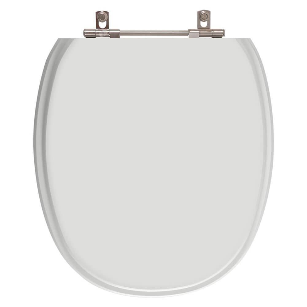 Assento Sanitario Poliester Massima Cinza Platina para vaso Incepa