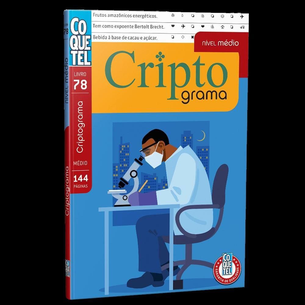 Livro Coquetel Criptograma Nível Médio Ed 84