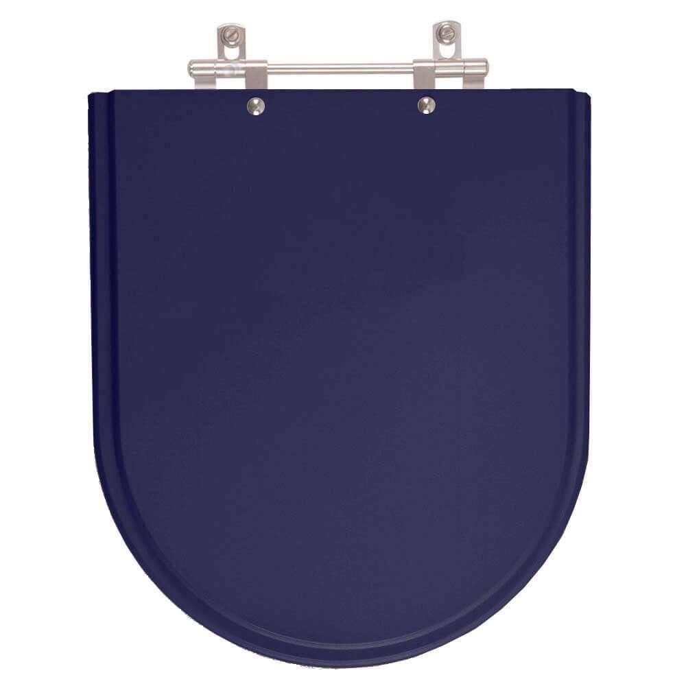 Assento Sanitário Poliéster Jasmim Azul para vaso Fiori