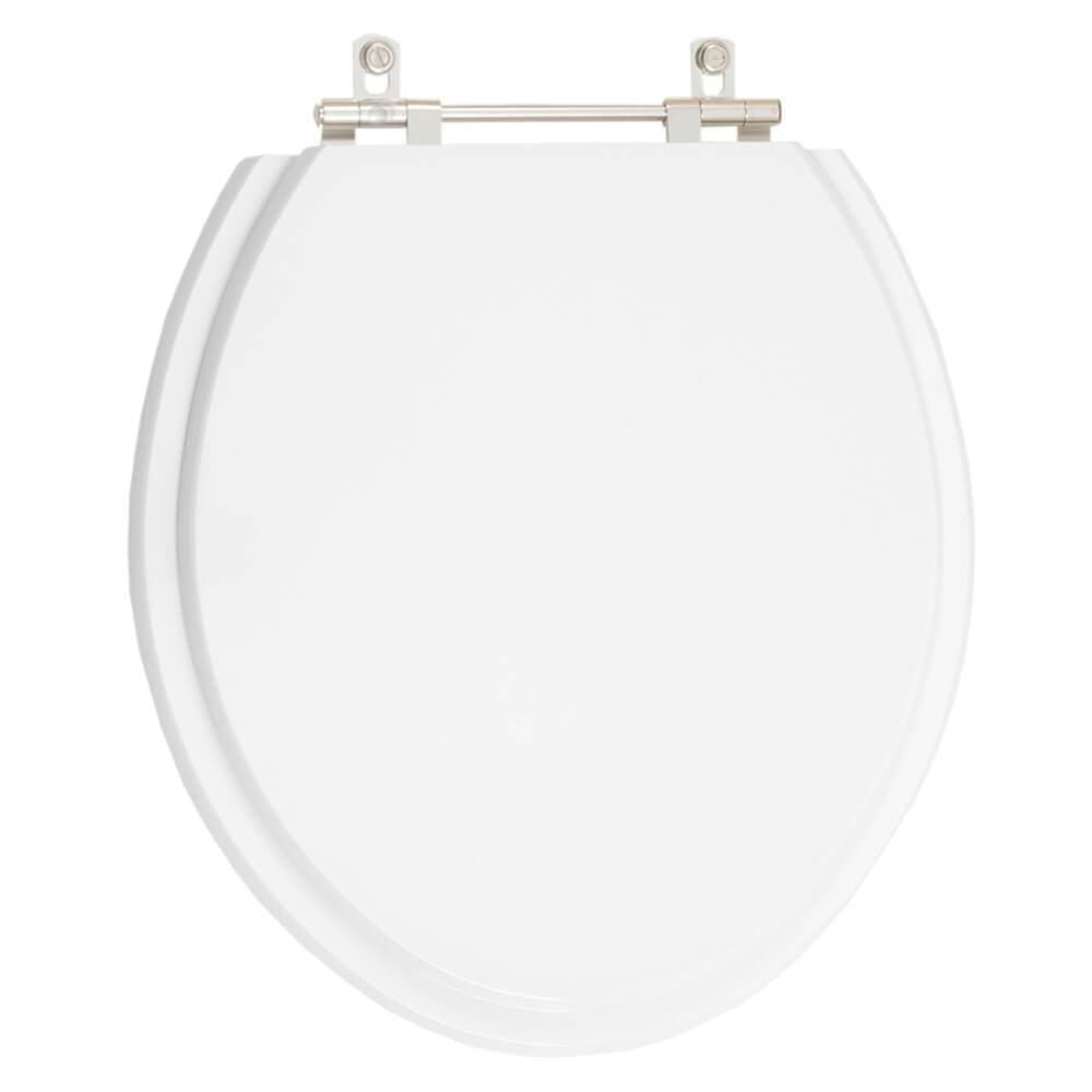 Tampa de Privada Poliéster Fiori Branco para louça Fiori 6lpf