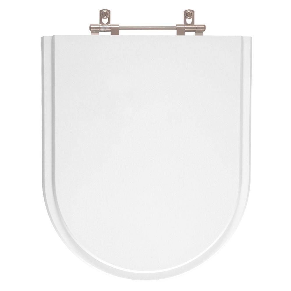 Tampa de Vaso Poliester Luna Branco para bacia Icasa