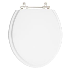 Tampa de Vaso Poliester Convencional Oval Universal 1.6gpf 6lpf Branco para bacia Deca