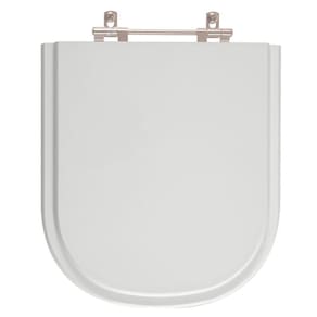 Tampa de Vaso Poliester Flox Cinza Claro para bacia Fiori