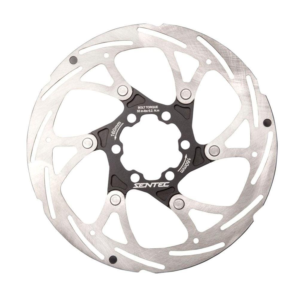 Disco Rotor De Freio Sentec Road 160Mm 6 Parafusos Alumínio