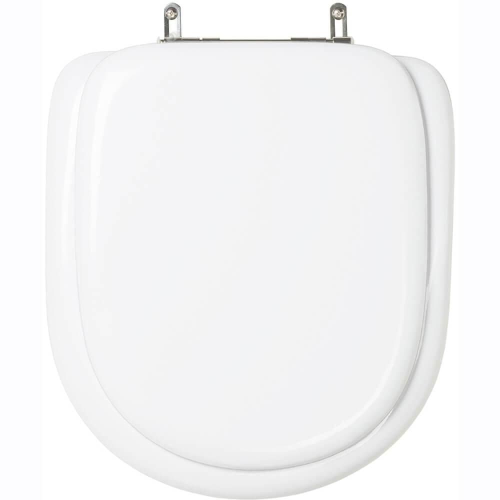 Tampa De Vaso Sanitario Almofadada Dona Beja Branco Para Bacia Santa Clara