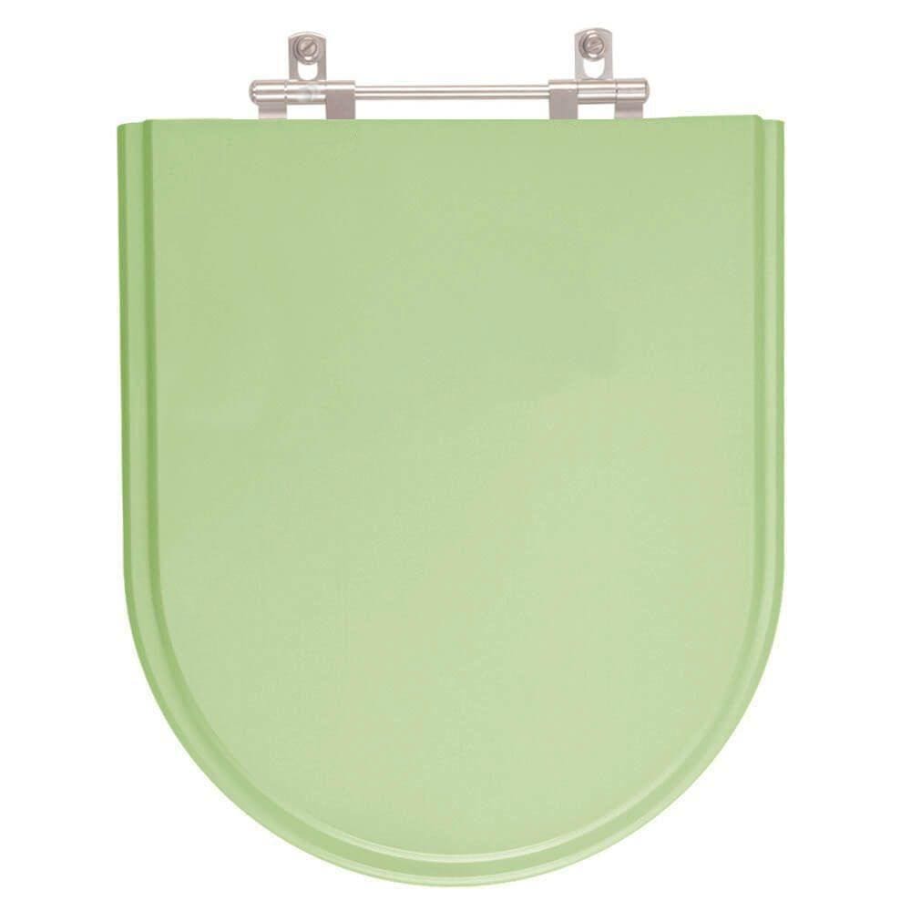 Tampa de Vaso em MDF Jasmim Verde Claro para bacia Fiori