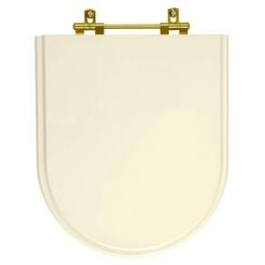 Tampa De Vaso Oxford Creme Para Bacia Deca Ferragem Dourada