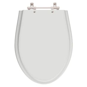 Tampa de Vaso Poliéster Alpinia Cinza Claro para bacia Fiori 6lpf