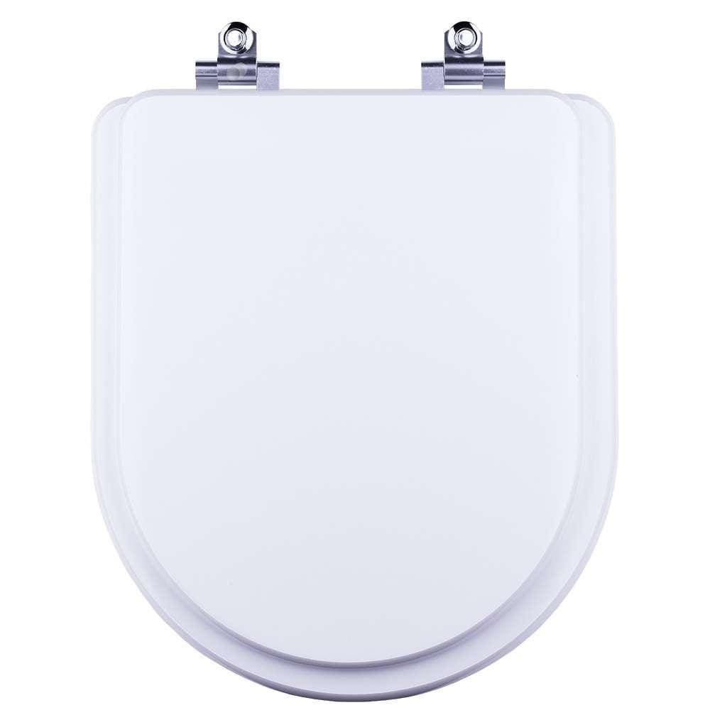 Tampa de Vaso Sanitário com Amortecedor Meridian Branco para Bacia Roca
