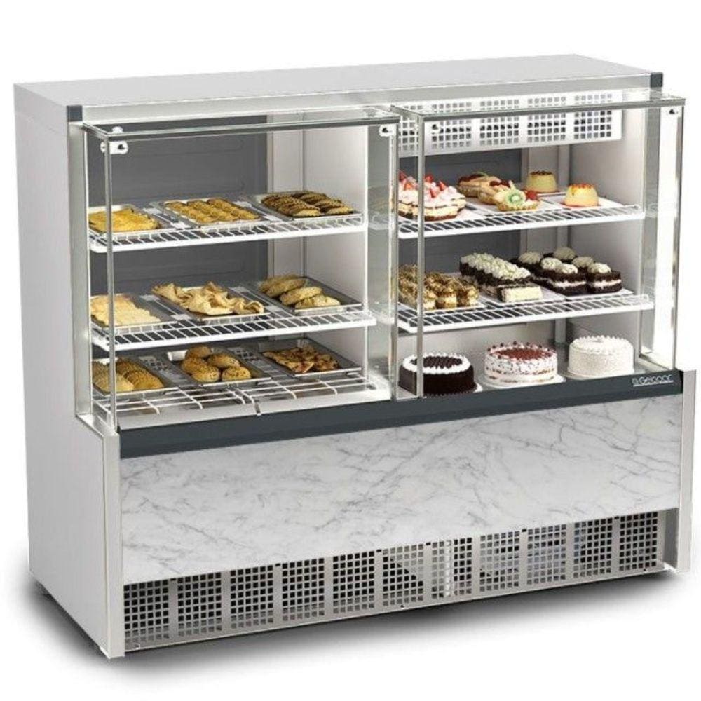 Vitrine Quente e Fria Aurora Evaporador GQEA140R Gelopar