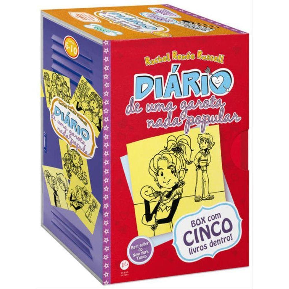 Box Diário De Uma Garota Nada Popular (Vol. 6 A 10 - Edição De Bolso)