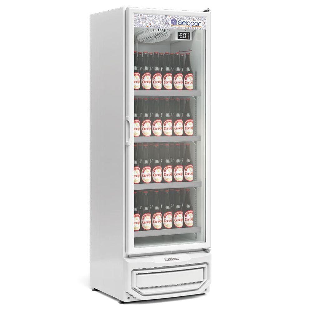 Expositor Vertical 1 Porta de Vidro 445 litros GCBC45 Gelopar