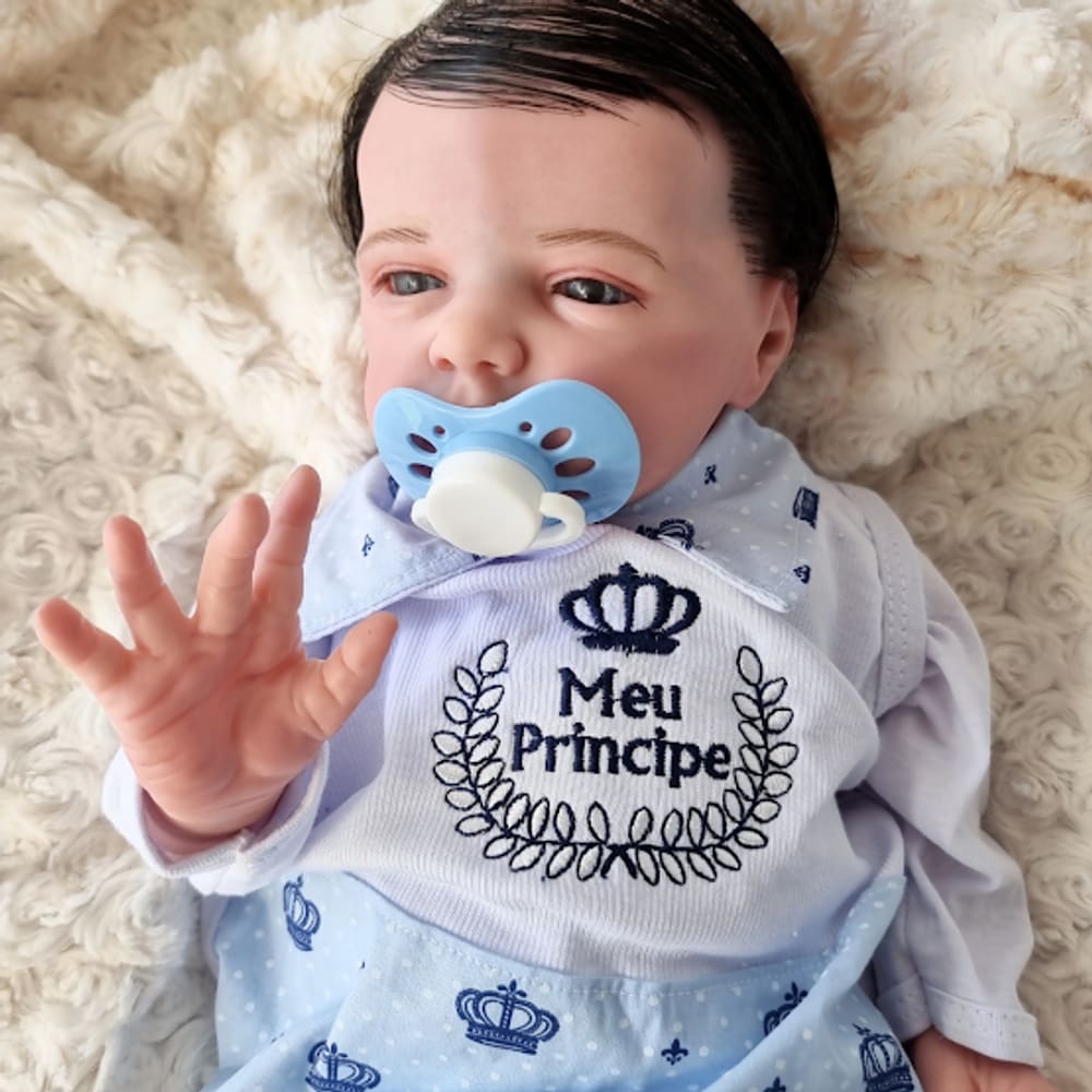 Bebê Reborn Menino Loiro Sweet Dreams