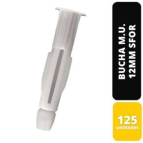 KIT C/250 BUCHA M.U. Universal Plástica 12x69mm SFOR