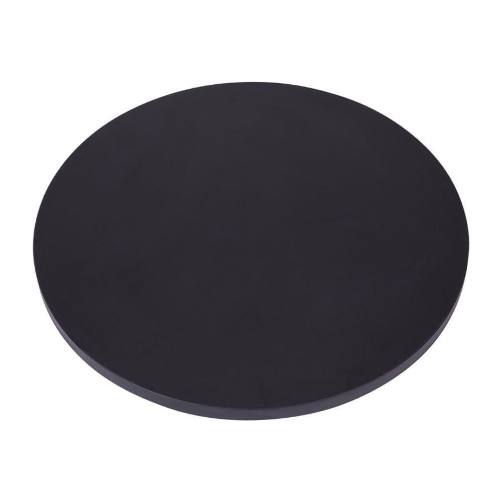 Tampo Redondo 80 cm Preto